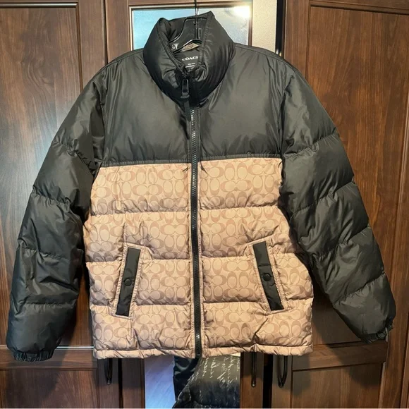Coach Signature Down Jackets And Recycled Polyester